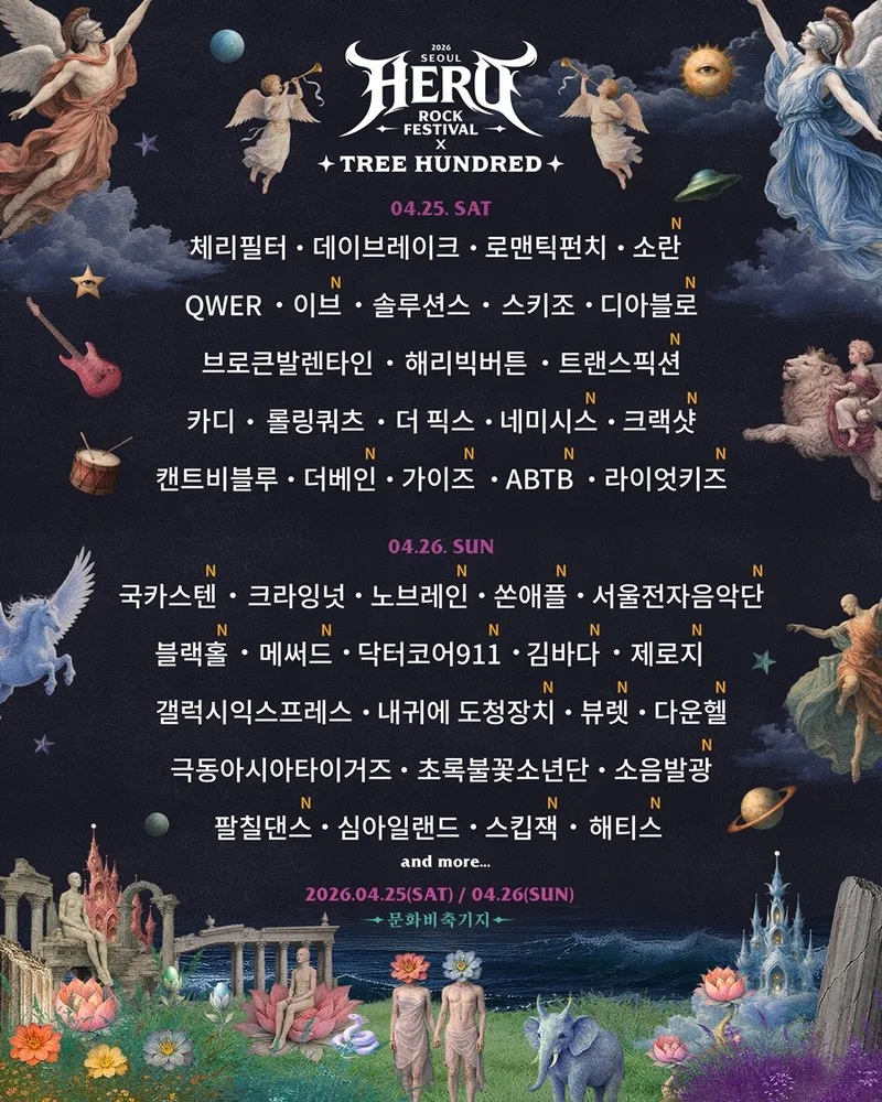 2026서울히어로락페스티벌 X 트리헌드레드