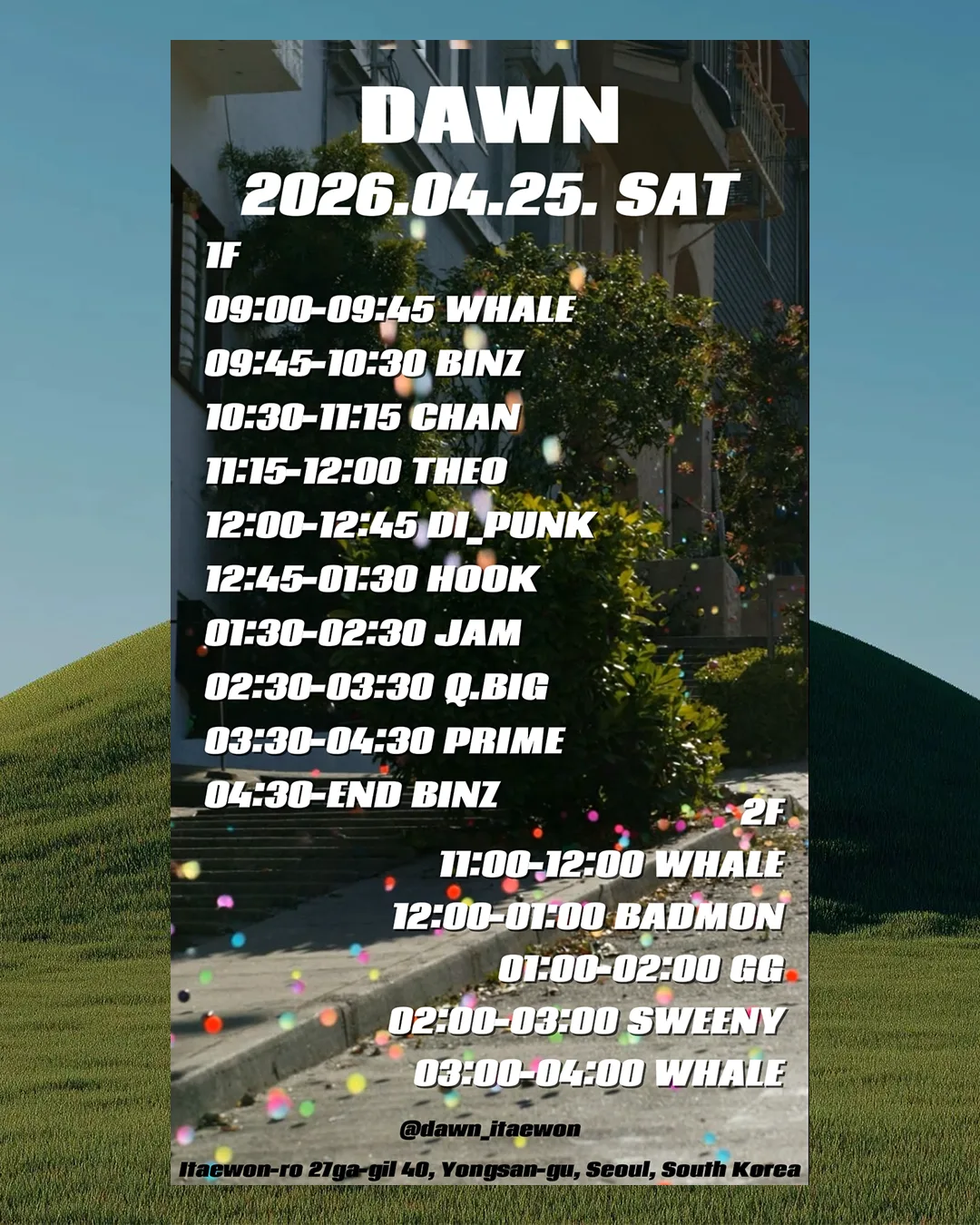 4th week of April Party (Sat.)