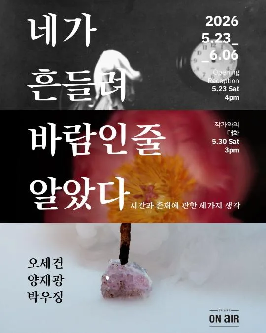 네가 흔들려 바람인 줄 알았다