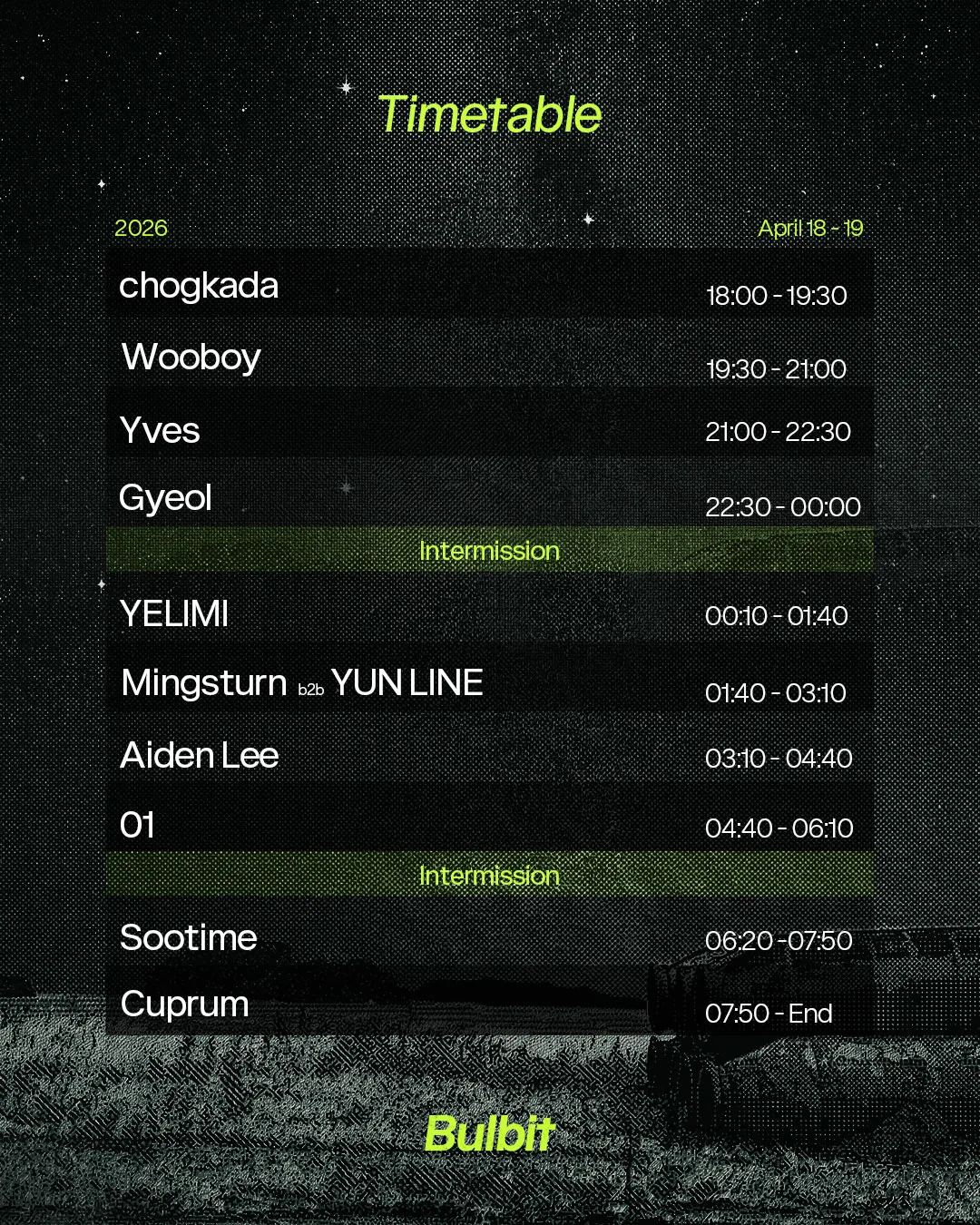 Bulbit Island: Open Air Fest