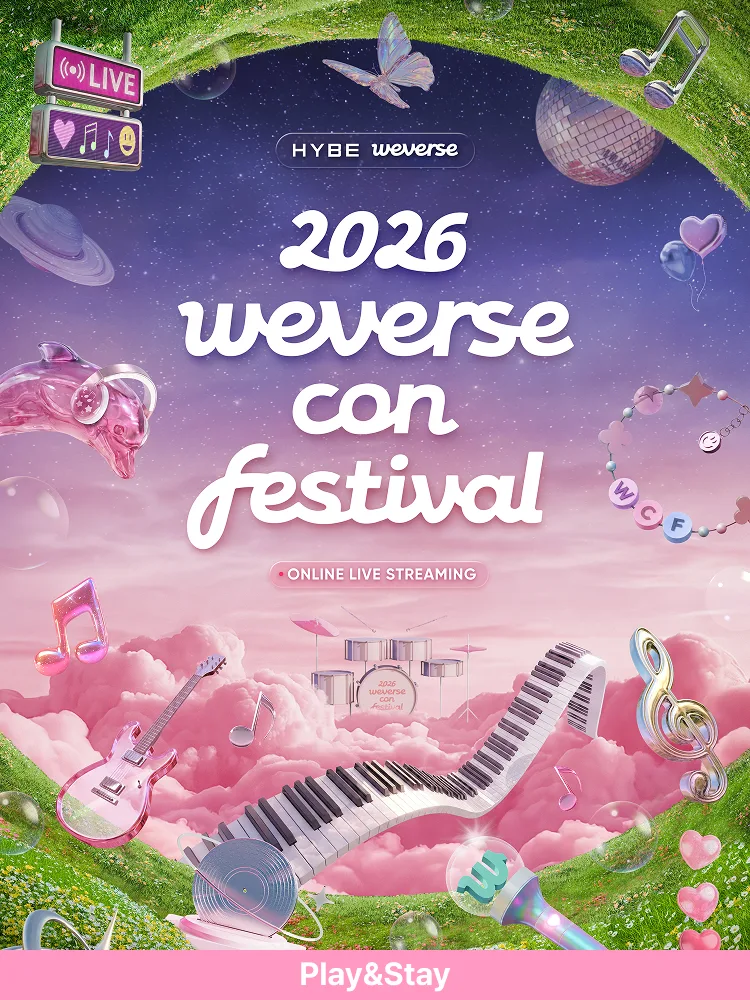 ［Play＆Stay］2026 Weverse Con Festival + Hotels