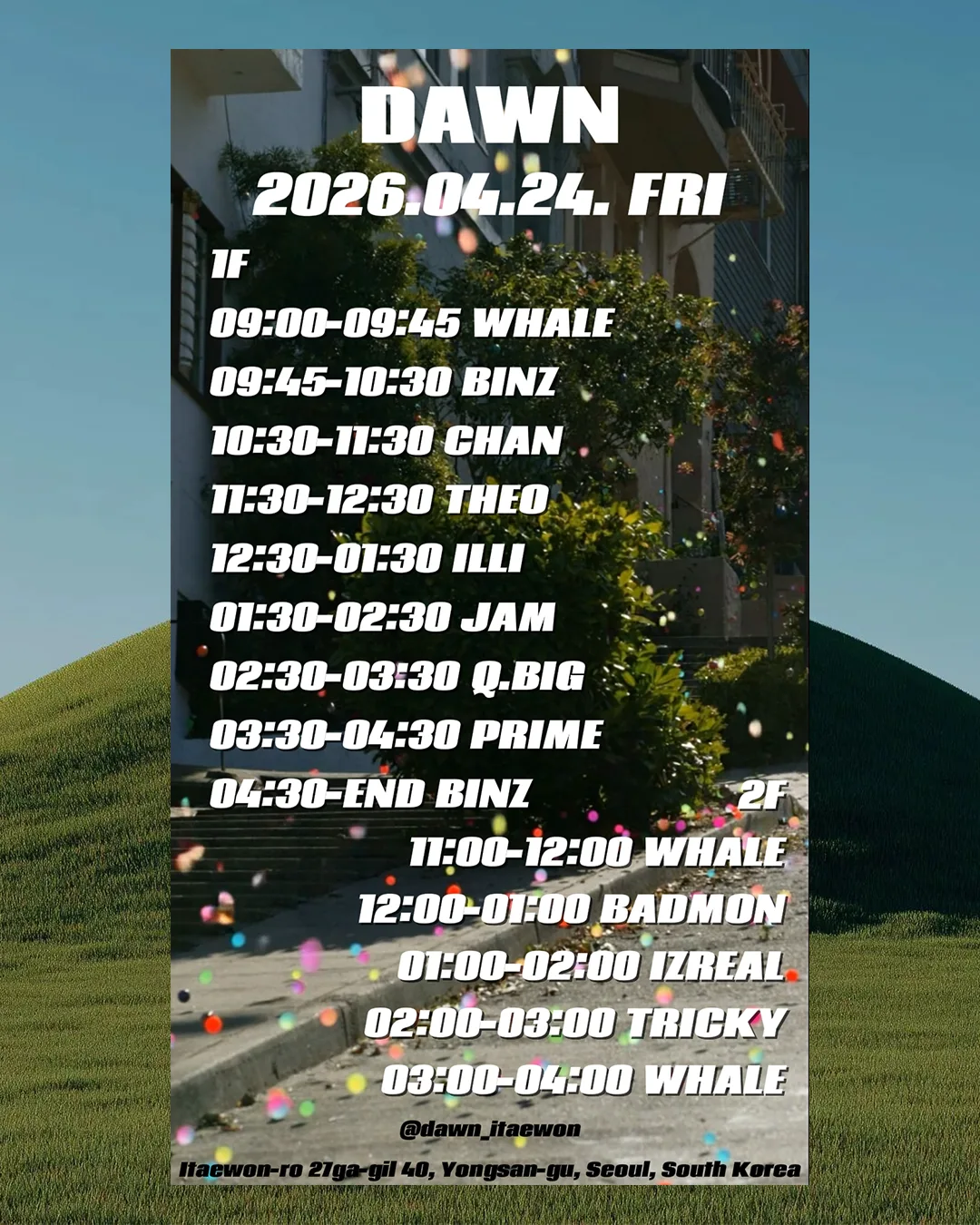 4th week of April Party (Fri.)