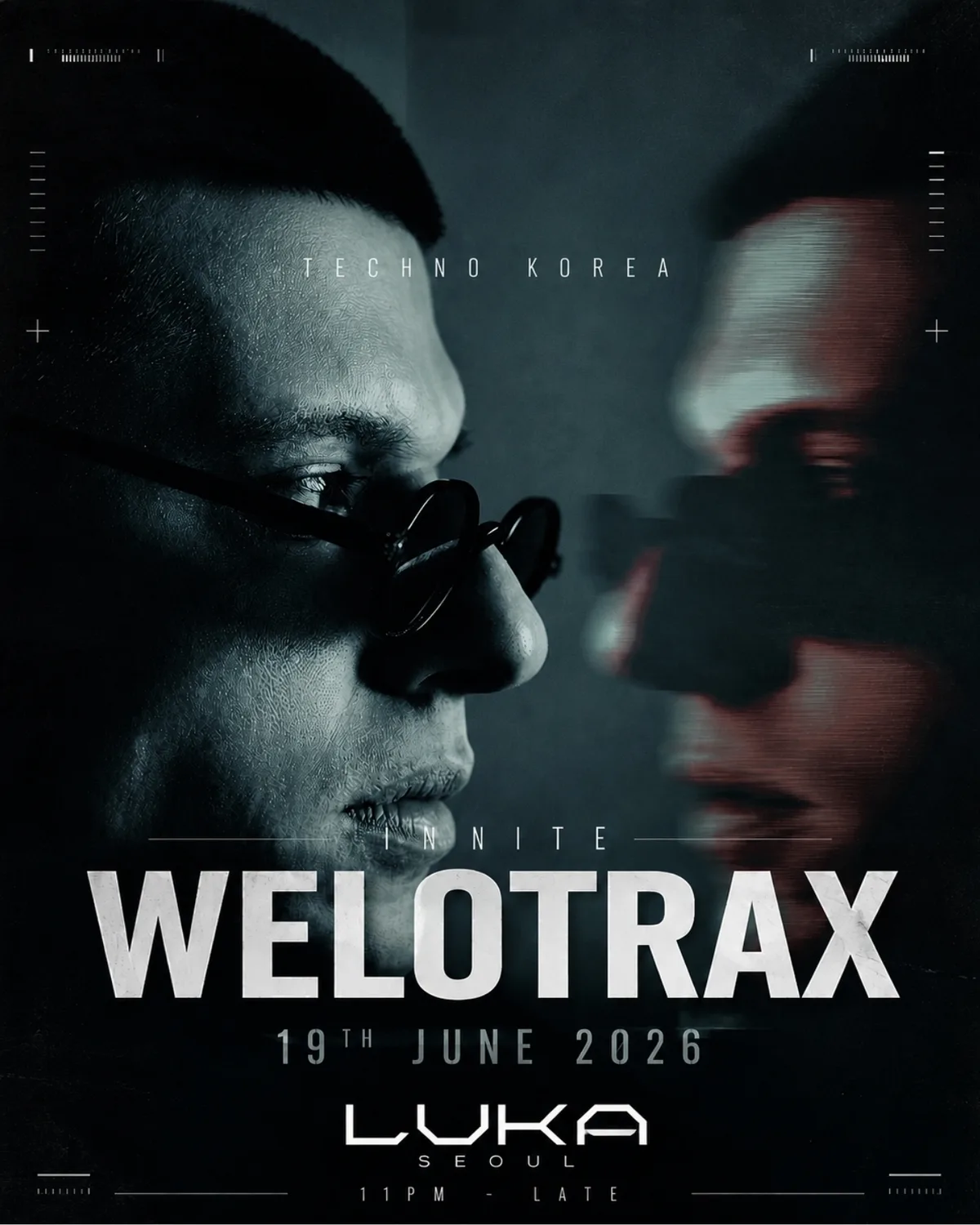 Hard Groove x Hard Techno night - WELOTRAX invite